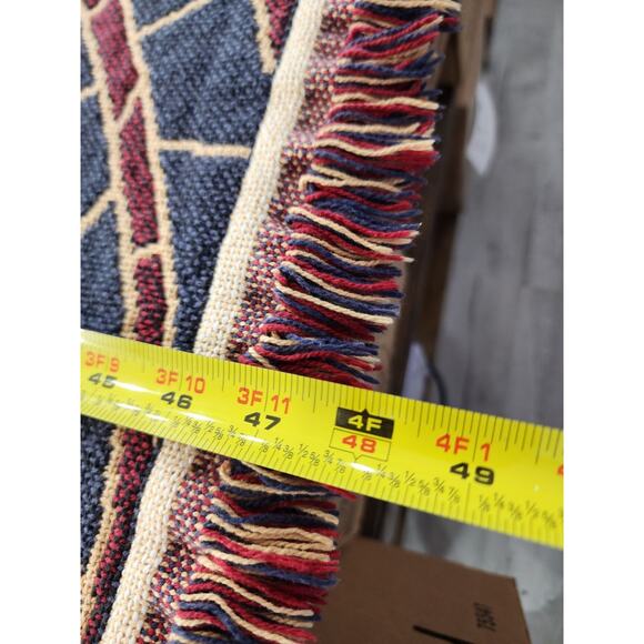 Goodwin Weavers Nativity Christmas Mary Joseph Tapestry Blanket Throw - Picture 9 of 9